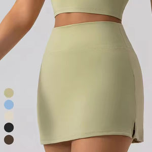 Personalizado de alta calidad de las mujeres de alta cintura en V de punto Fitness plisado entrenamiento Tenis de Mesa Golf falda fabricantes - Product Image 4