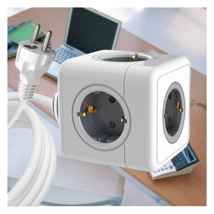 ปลั๊กและเต้ารับแบบยุโรปสมัยใหม่ รุ่น Power Cube ปี 2026 แบบขยาย 5 ช่องเสียบ ชนิด EU พร้อมสายเคเบิล - Product Image 2