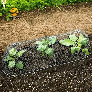 Factory direct Metal Garden Chicken Wire Cloche Metal Cloche and Plant Protectors for Keeping Bunny Chicken Animals Out
