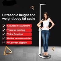 High Quality Good Performance Medical Ultrasonic BMI Electronic 200Kg Electronic Weighing Scales With Height Meter