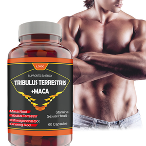 Capsules OEM Pure Test Boost Max Tongkat Ali Black Maca Turkesterone <span class=keywords><strong>Tribulus</strong></span> Terrestris Capsules pour Homme Femme - Product Image 2