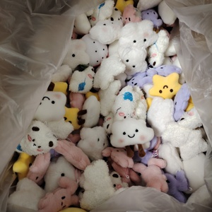 Vente en gros direct usine : Mini jouets d'animaux en peluche Crane de 10, 15, 20, 30 cm avec porte-clés, pour machines à griffes et distributeurs automatiques - Product Image 5