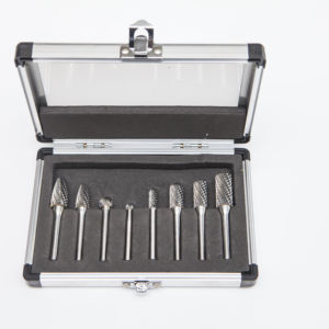 Fabricant de forets rotatifs à tige solide de 6.35mm, 6mm, 1/4 pouces, fraises rotatives en carbure, fraises rotatives de coupe en carbure de tungstène - Product Image 1