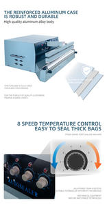 เครื่องซีลถุงอัตโนมัติแบบเท้าเหยียบ สำหรับซีลถุงพลาสติก ฟอยล์อะลูมิเนียม และถุง ESD - Product Image 5