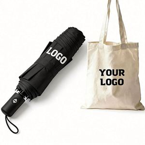 <b>Umbrella</b> Logos Custom Wholesale Promotional Golf Folding Mini <b>Windproof</b> UPF50+ Business Gift Personalized with Printing - Product Image 1