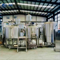 Équipement de brassage de bière artisanale en acier inoxydable 500L-3000L, système complet de micro-brasserie, brasserie commerciale automatique
