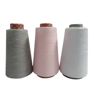 Lower Price 65% Cotton 35% Polyester Grey Color Blend TC yarn for socks