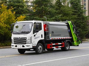 Camion de collecte des ordures Foton 4X2 4/6m³ de grande capacité, qualité garantie, pour les services environnementaux publics - Product Image 2