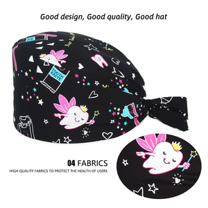 Cappelli Chirurgici Ortopedici Regolabili all'Ingrosso con Stampa Scheletro, Berretto da Lavoro in Cotone, Cappello Medico per Ortopedisti - Product Image 5