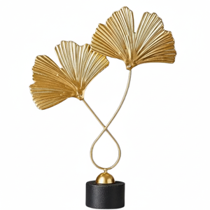 Décoration de Noël moderne personnalisée en gros fait à la main support en métal feuille d'érable sculpture ornements élégants nouveauté - Product Image 1