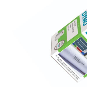 Etiquetas de envío de 36 x 89 mm, negras sobre blancas, S0722400, cinta para etiquetas, 1 rollo (94691229240) - Product Image 3