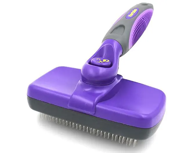 Self Cleaning Slicker Brush Gently Removes Loose Undercoat, Mats and Tangled Hair Your Dog or Cat Will Love Being Brush