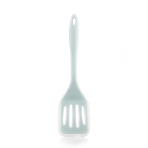 Wide Slot Eco-friendly Non-toxic <b>Silicone</b> Kitchen <b>Tools</b> Patterned Cookware Turner Spatula Hand Grip Dishwasher/Microwave/Oven - Product Image 1
