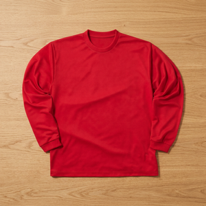 Men's <b>100</b>% <b>Polyester</b> <b>Yarn</b> Dyed Sporty Long Sleeve T-Shirts Oxford Fabric Eco-Friendly Loose Fit - Product Image 3