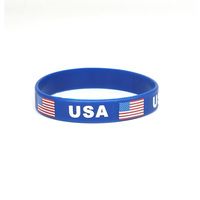Pulsera de bandera de país de Palestina, pulsera de silicona, diseño libre, moq bajo