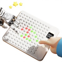 Plateau de jeu électronique multifonction intelligent AI Gomoku Go, 17 modes de jeu, modèle éducatif en silicone anti-rongeurs Vanguard