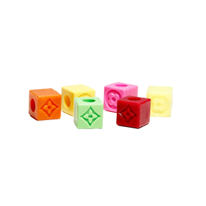 <span class=keywords><strong>Perles</strong></span> acryliques colorées en forme de lettre, à grand trou, de 15 mm de diamètre, pour la fabrication de colliers et de bracelets, <span class=keywords><strong>perles</strong></span> focales en acrylique - Product Image 1