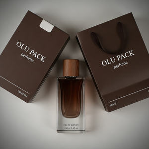 Ensemble cadeau <span class=keywords><strong>de</strong></span> parfum <span class=keywords><strong>de</strong></span> luxe élégant 100 ml, flacons <span class=keywords><strong>de</strong></span> parfum avec boîte en papier raffinée et sac <span class=keywords><strong>de</strong></span> shopping - Product Image 1