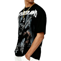 T-shirt unisexe pour homme, logo de marque personnalisé, impression numérique de haute qualité, t-shirt surdimensionné, vente en gros, fabricant de vêtements streetwear