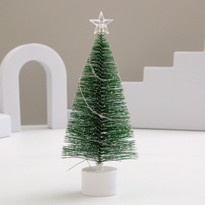 Led String Christmas <b>Tree</b> With Pine Needles Tabletop Decoration For Children's Room And Kindergarten Gift - Product Image 5