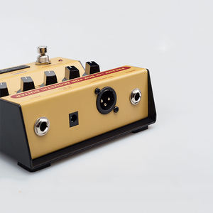 JOYO AD-2 פדל גיטרה חשמלית ניידת Preamp DI Box רגישות גבוהה 2 שלבים כפתורי כוונון EQ מתכת צהוב - Product Image 4