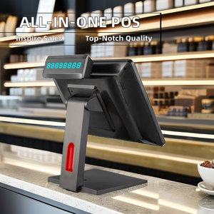 Monitor PC layar sentuh 15.6 inci, untuk bisnis kecil, sistem POS, kasir dengan tampilan interaktif - Product Image 5