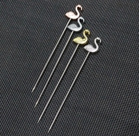 Brochettes de Cocktail Flamingo Design créatif direct d'usine pour Bars Restaurants Aiguilles cueilleurs de fruits Occasions de mariage à domicile