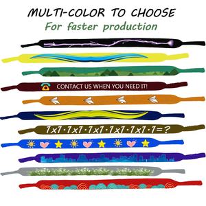 Logo personnalisé impression flottant en néoprène lunettes de sport à tête lunettes de soleil porte-lunettes retenue cou cordon lunettes de soleil sangles - Product Image 3