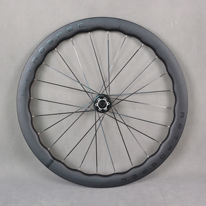 Roues en carbone 11 vitesses 12S, jeu de roues à disque en fibre de carbone, type vague, jante clincher 50x25mm, axe traversant, pour vélo de route WH-50c - Product Image 2
