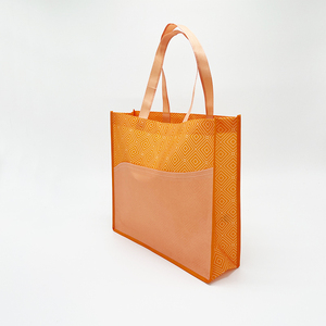 ถุงช้อปปิ้งแบบใช้ซ้ำได้พร้อมที่จับ PP แบบนอนวูฟเวนสำหรับบรรจุของขวัญสามารถพิมพ์โลโก้ได้เป็นมิตรกับสิ่งแวดล้อม - Product Image 3