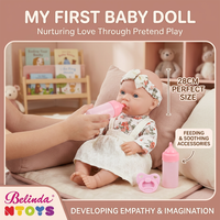 Poupées Bébé Reborn Réalistes Belinda OEM pour Enfants, 11 Pouces, en Vinyle Souple, Jouets et Cadeaux