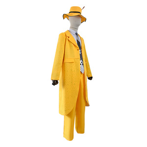 Disfraz de Cosplay de The Mask para Hombre, Traje de Jim Carrey, Gabardina, Disfraz para Fiesta de Halloween - Product Image 3