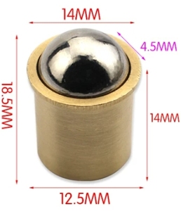 LeGood brass cylinder Bumper <b>Beads</b> - Magnetic Cabinet <b>Door</b> Lock - Product Image 2