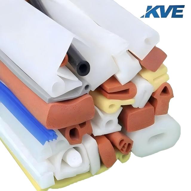 Transparent Food-Grade High-Temperature Resistant Industrial Silicone Extrusion KVE Profiledsilicone Rubber