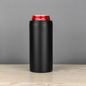 Vaso térmico personalizado de acero inoxidable de 12 oz para latas de cerveza delgadas, enfriadores de latas al vacío OEM para latas altas y delgadas - Product Image 6