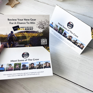 การ์ดขอบคุณแบบพับได้พิมพ์ลายทองคำเปลวสุดหรูแบบพับได้การ์ดของขวัญพร้อมโลโก้ของตัวเองบนอินสตาแกรม QR Code - Product Image 6