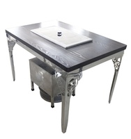 Ziyuawei — chaudière à barbecue carrée 650B sans fumée, dispositif de cuisson intégré pour barbecue