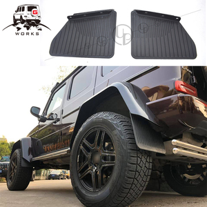 Guardabarros Traseros para G63 G500 2019-2020, para W464 W463A Clase G, Guardabarros Traseros para W464 G550 G350 G55, Negro - Product Image 2