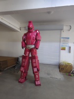 Costume de robot dansant réaliste 3D pour adultes, LED, cosplay, inspiré des films et de la télévision, costume lumineux pour boîte de nuit