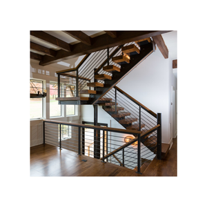 <span class=keywords><strong>Escalier</strong></span> droit prime fabriqué en chine, usine à l'<span class=keywords><strong>intérieur</strong></span> de la maison, faisceau Central, <span class=keywords><strong>escalier</strong></span> droit - Product Image 5