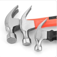 Marteau à griffes de 16 oz, robuste, résistant aux chocs, entièrement poli, avec manche antidérapant, pour travaux de construction et autres outils à main