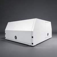 Capot rigide pour pick-up double cabine avec boîte à outils latérale intégrée, anti-poussière, version personnalisée