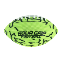 Balle en caoutchouc imprimée de taille 3 de football américain lumineuse à LED dans le noir avec logo personnalisé