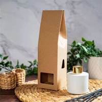 Boîte en papier kraft rigide biodégradable écologique personnalisée avec logo sur mesure pour diffuseur de parfum