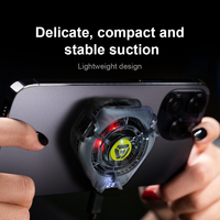 Kolorful JS51A Refroidisseur de téléphone pour les jeux avec écran LCD Radiateur de téléphone portable à semi-conducteur Ventilateur de refroidissement pour tablette magnétique