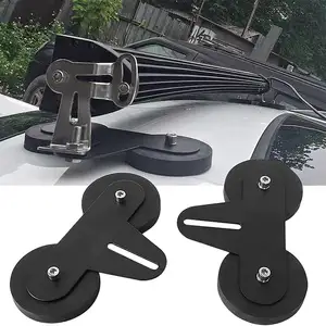 2 x LED Work Light Strip Holder, montagem magnética universal do telhado do carro, suporte de luz de trabalho magnético forte para carro off-road