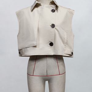 Conjuntos de Primavera Personalizados OEM/ODM, Nuevo Diseño de Moda para Mujer, Chaleco con Sentido de la Versatilidad, que Muestra el Temperamento - Product Image 2