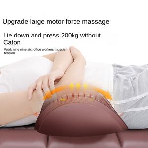 Nuevos productos Almohada de masaje Thai Shiatsu Masajeador de espalda Colchón de calefacción por vibración Cojín de masaje de cuello ajustable - Product Image 3