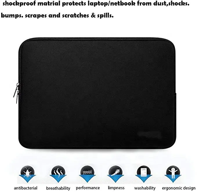 Mit Reiß verschluss 11,5 13,3 15 15,6 Zoll Handtasche Großhandel Notebook Hülle Tasche Neopren Laptop-Hüllen