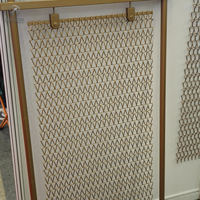 Panneaux en maille métallique tissée décoratifs |   Maille architecturale pour murs intérieurs, plafonds, façades, cloisons et design de luxe